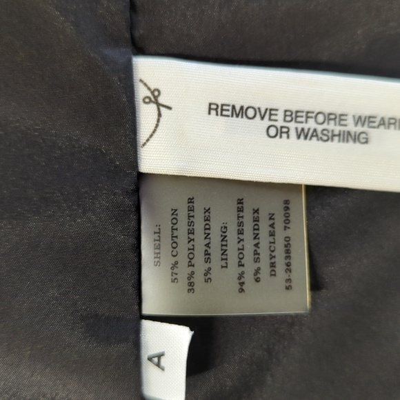 Ann Taylor Colorblock Trench Coat Tan Black XS preppy fall spring classic rain - Picture 10 of 11